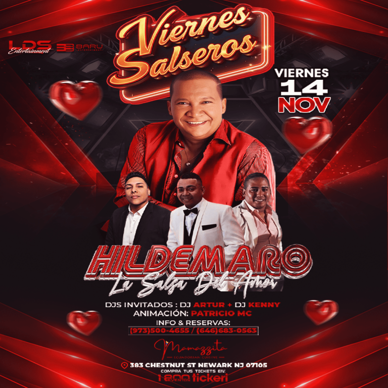 Event - Hildemaro y su Orquesta en Vivo! en New jersey - Newark, New Jersey - November 14, 2025 | concert tickets