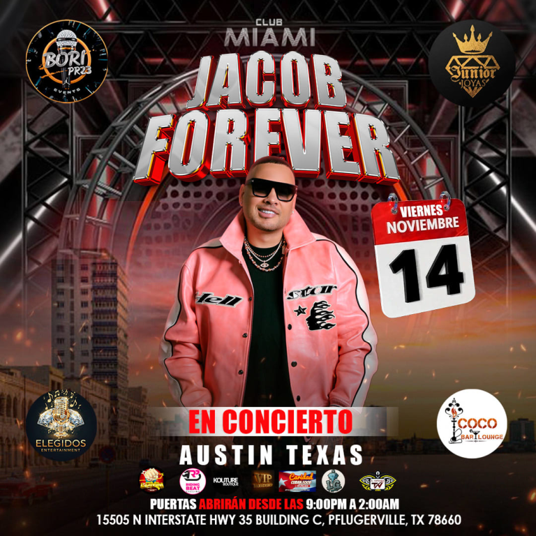 Event - Jacob Forever En Concierto - Pflugerville, Texas - November 14, 2025 | concert tickets