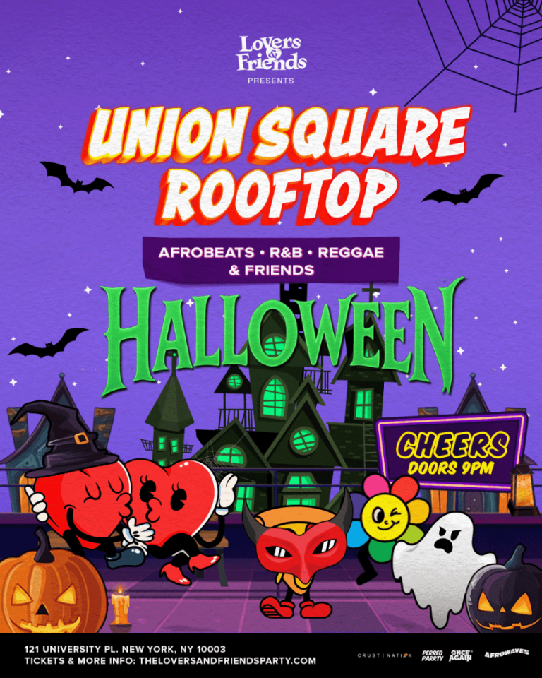 Event - Halloween - 18+ Union Square Rooftop - Afrobeats + R&B + Reggae Party NYC - New York, NY - Sat, November 1, 2025} | concert tickets