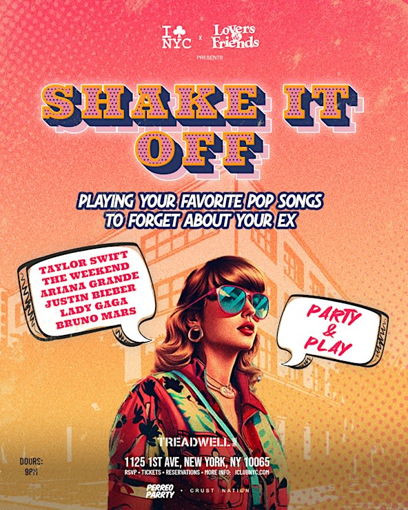 Event - Treadwell NYC - Shake it Off - Dance Party Games & Cocktails - New York, NY - vie, 3 de abril de 2026} | concert tickets