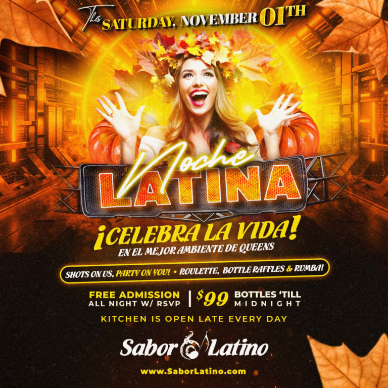 Event - NOCHE LATINA | Sabor Latino - Queens, NY - Sat, November 1, 2025} | concert tickets