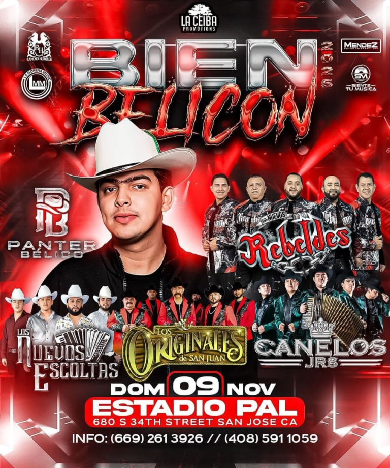 Event - Panter Belico & Los Nuevos Rebeldes y muchos mas en Vivo - San Jose, California - November 9, 2025 | concert tickets