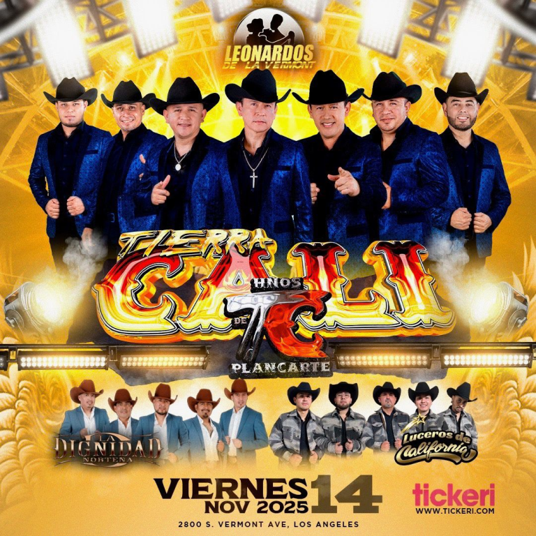 Event - Tierra Cali Los Hermanos Plancarte en Vivo – Leonardo’s de la Vermont Los Ángeles - Los Angeles, California - November 14, 2025 | concert tickets
