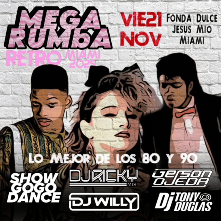 Event - MEGA RUMBA RETRO MIAMI 2025 - Hialeah, Florida - November 21, 2025 | concert tickets