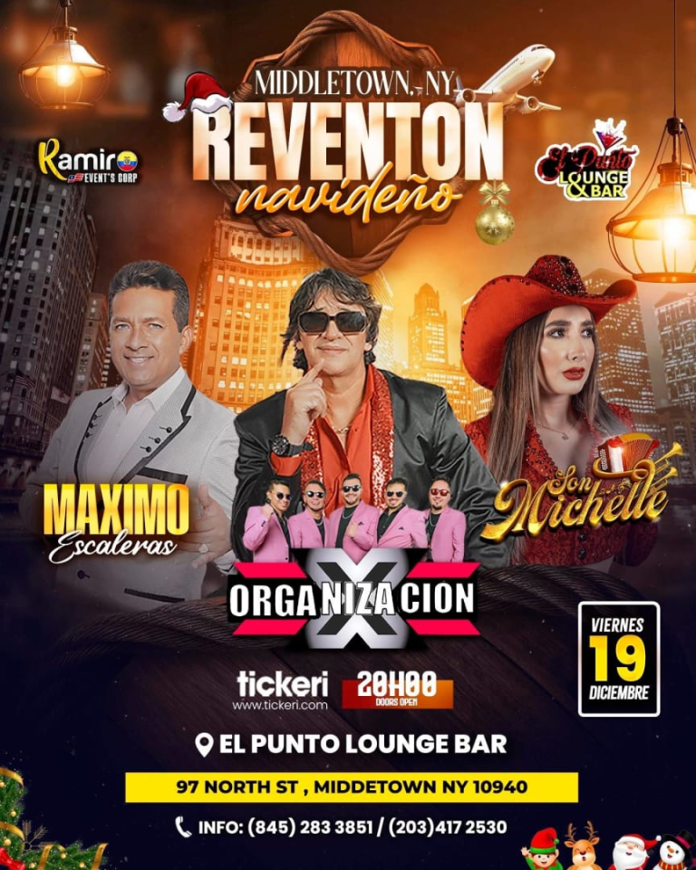 Event - REVENTON NAVIDEÑO MIDDLETOWN NY - Middletown, New York - December 19, 2025 | concert tickets