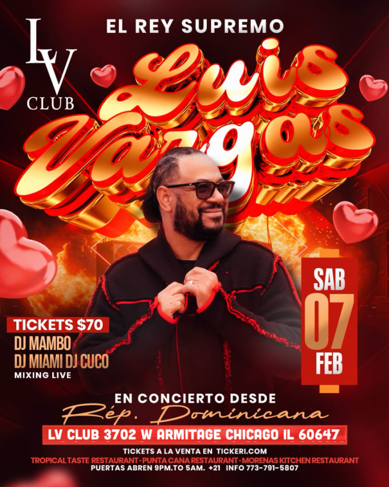 Event - Luis Vargas   - chicago, Illinois - February 7, 2026 | concert tickets