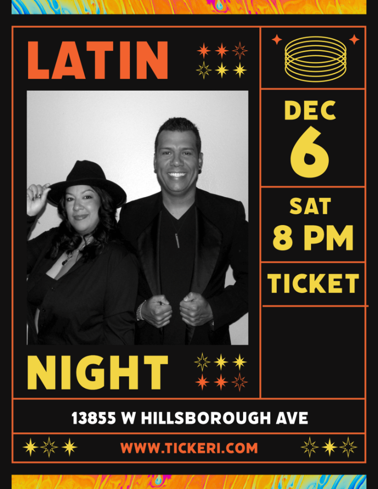 Event - LATIN NIGHT WITH LIVE MUSIC - Tampa, Florida - December 6, 2025 | concert tickets