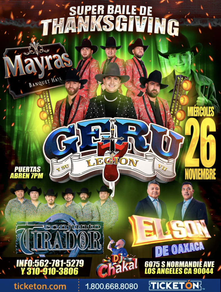 Event - Baile De Thanskgiving  - Los Angeles, California - November 26, 2025 | concert tickets