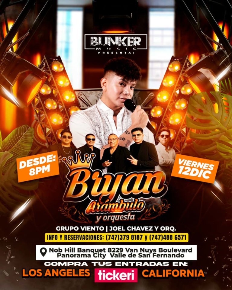 Event - Bryan Arambulo en Concierto - Los Angeles, California - December 12, 2025 | concert tickets