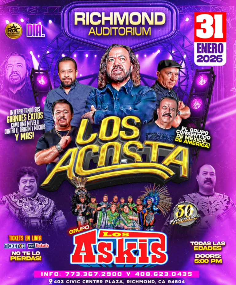 Event - LOS ACOSTA y ASKIS en RICHMOND CALIFORNIA - Richmond, California - January 31, 2026 | concert tickets