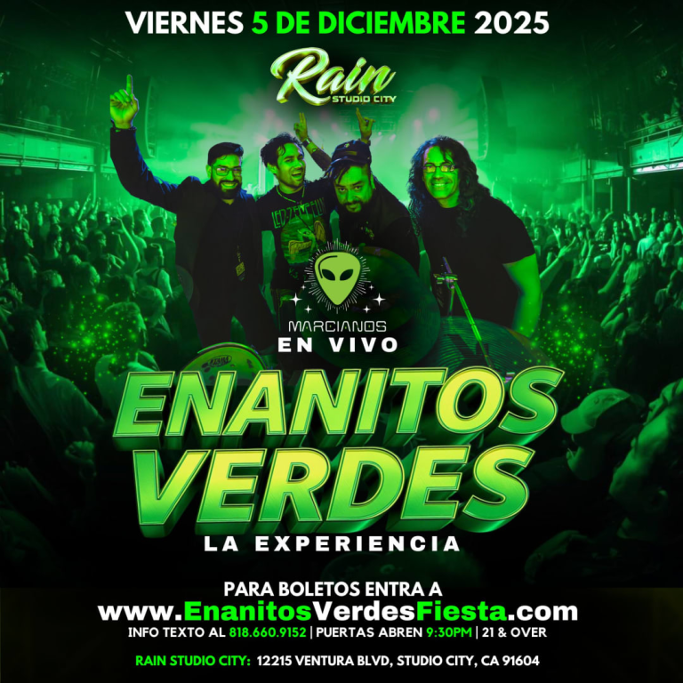 Event - ENANITOS VERDES La Experiencia con Marcianos! - Los Angeles, California - December 5, 2025 | concert tickets