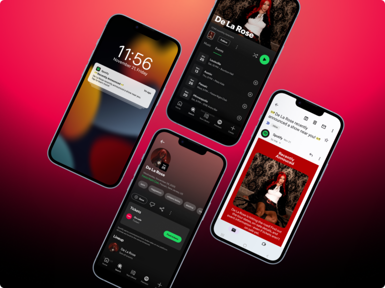 Spotify-style story promotion