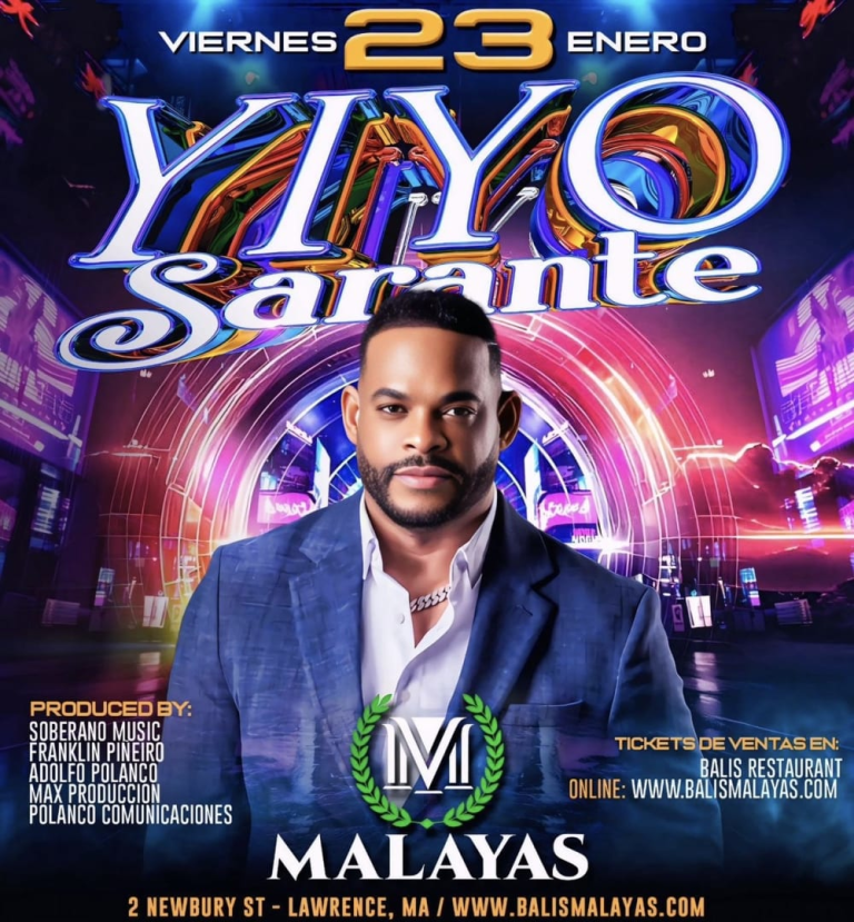 Event - Yiyo Sarante en Concierto VIP - Lawrence, Massachusetts - January 23, 2026 | concert tickets