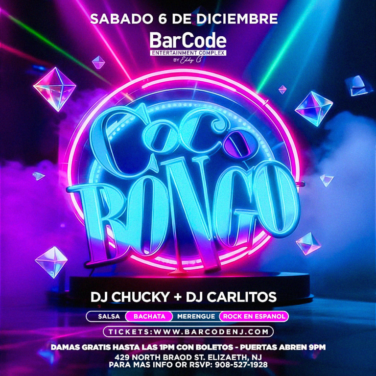 Event - COCOBONGO Saturdays @ Barcode - Elizabeth, New Jersey - December 6, 2025 | concert tickets