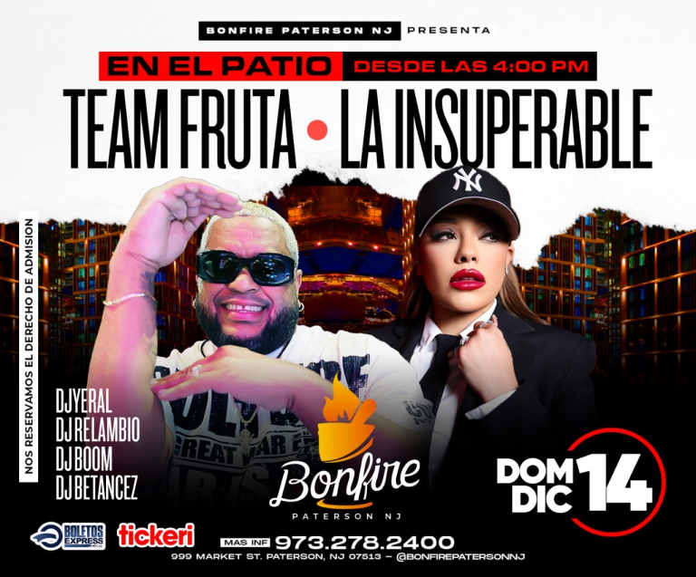 Event - LA FRUTA & LA INSUPERABLE  - Paterson, New Jersey - December 14, 2025 | concert tickets