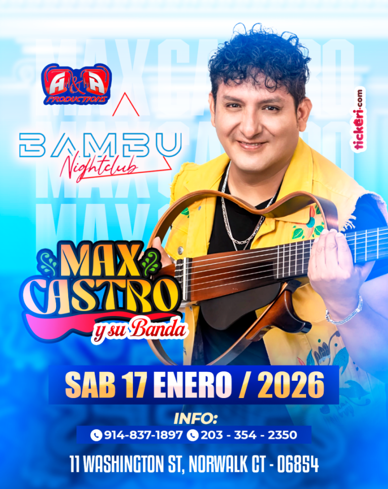 Event - MAX CASTRO y su BANDA en CONECTICUT  - Norwalk, Connecticut - January 17, 2026 | concert tickets