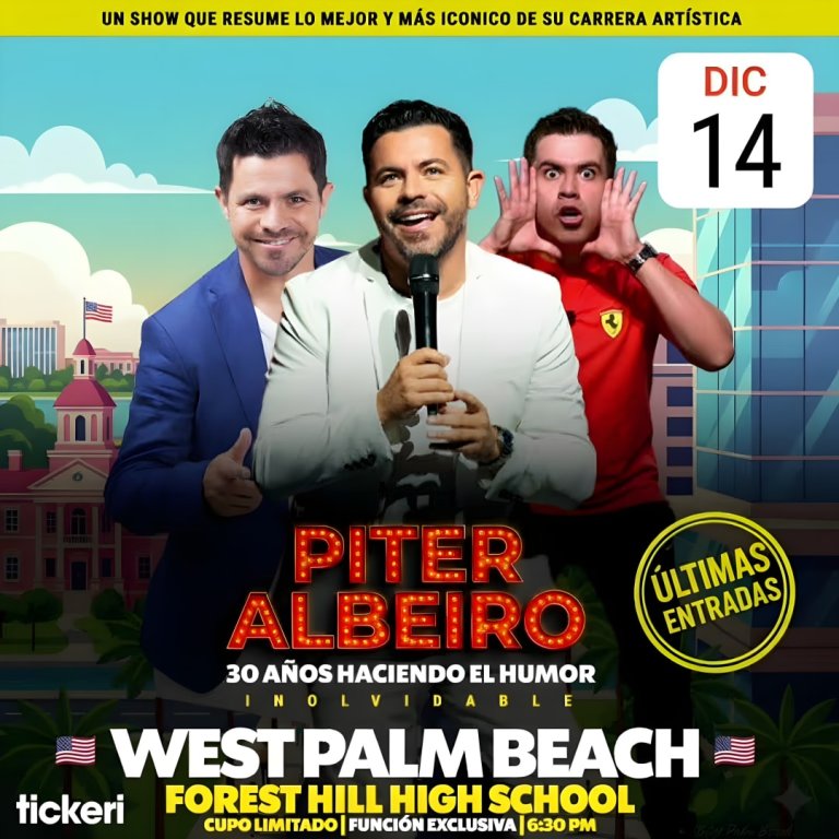 Event - Piter Albeiro En West Palm Beach 30 Aniversario - West Palm Beach, Florida - 14 de diciembre de 2025 | concert tickets