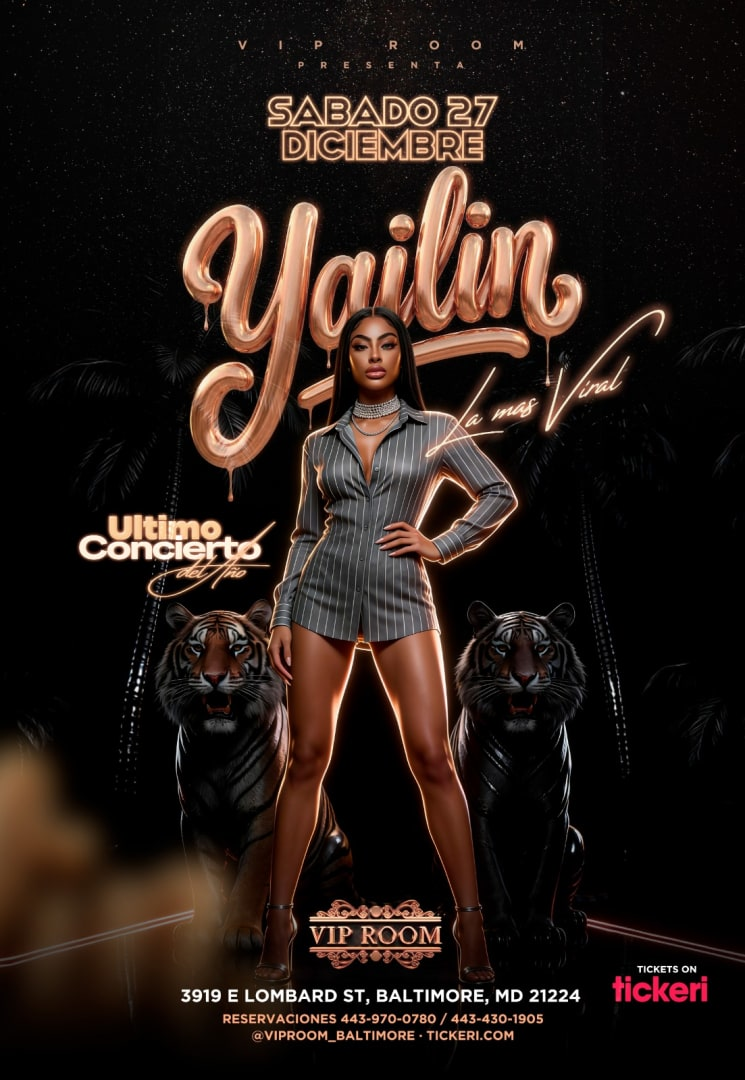Event - Yailin La Mas Viral  - Baltimore, Maryland - December 27, 2025 | concert tickets