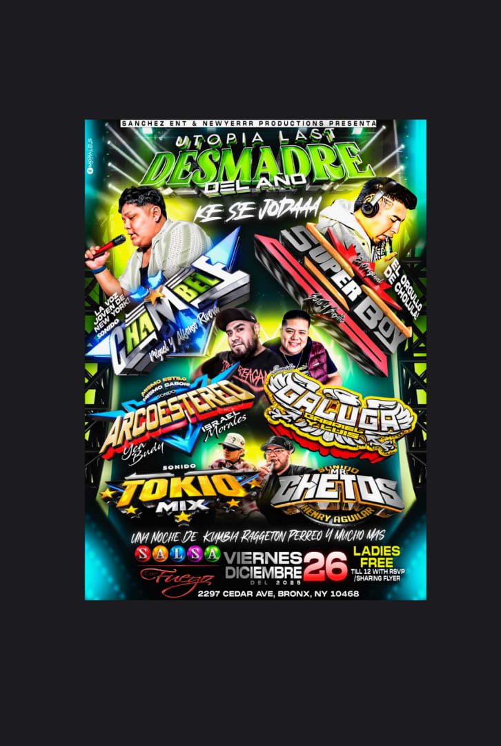 Event - Utopia Fridays December 26th  - Bronx, New York - 26 de diciembre de 2025 | concert tickets
