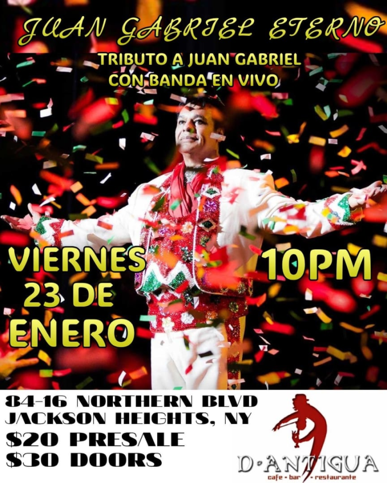 Event - “Juan Gabriel Eterno” Tributo a Juan Gabriel con Banda en Vivo.  - jackson heights, New York - January 23, 2026 | concert tickets