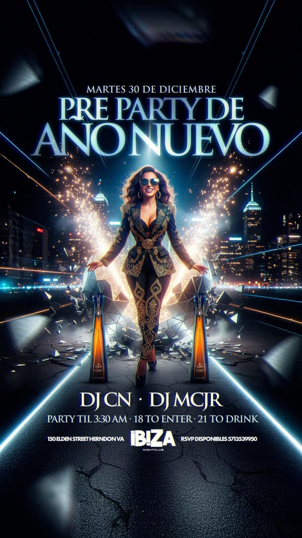 Event - Pree party de año nuevo  - Herndon, Virginia - December 30, 2025 | concert tickets