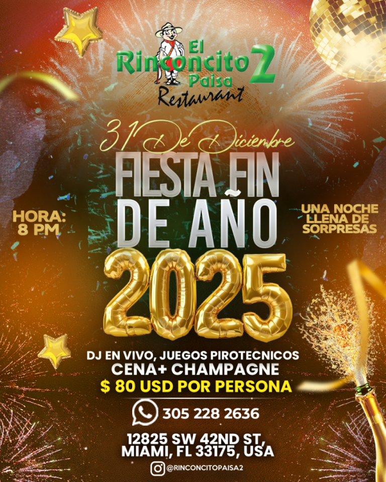 Event - FIESTA DE FIN DE AÑO - Miami, Florida - December 31, 2025 | concert tickets