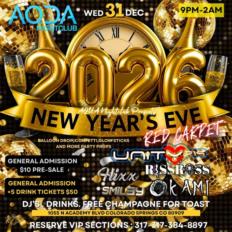 Event - NYE RED CARPET PARTY - Colorado Springs, Colorado - December 31, 2025 | concert tickets