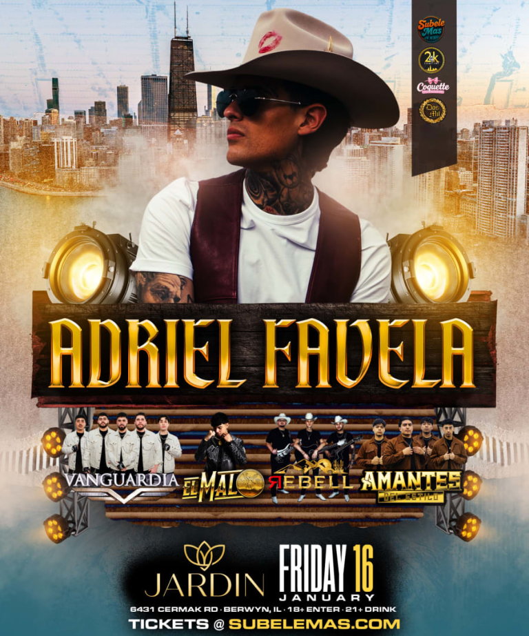 Event - Adriel Favela @ JARDIN - Berwyn, Illinois - January 16, 2026 | concert tickets