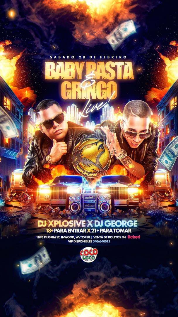 Event - BABY RASTA & GRINGO EN HERNDON VA  - Herndon, Virginia - June 25, 2026 | concert tickets