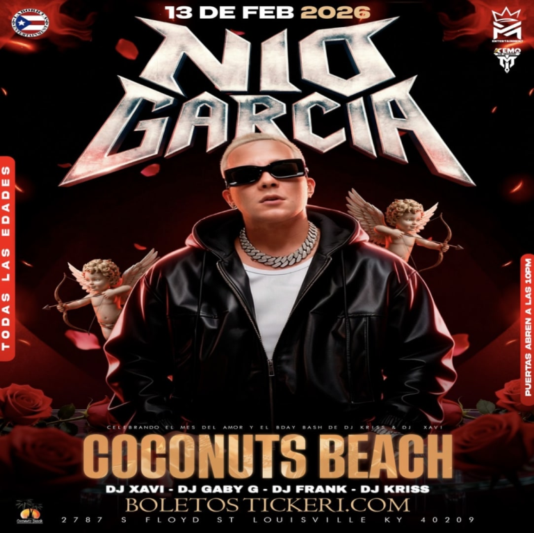 Event - NIO GARCIA en concierto - Louisville, Kentucky - February 13, 2026 | concert tickets