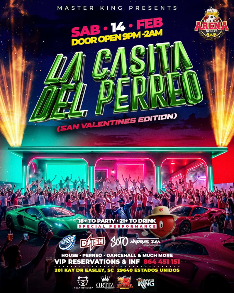 Event - LA CASITA DEL PERREO - Easley, South Carolina - 14 de febrero de 2026 | concert tickets