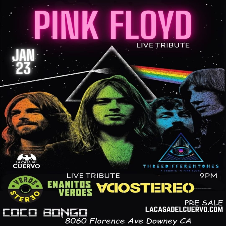 Event - Pink Floyd, Soda Stereo, Enanitos Verdes Tributos En Vivo Desde Seattle En Downey - Downey, California - January 23, 2026 | concert tickets