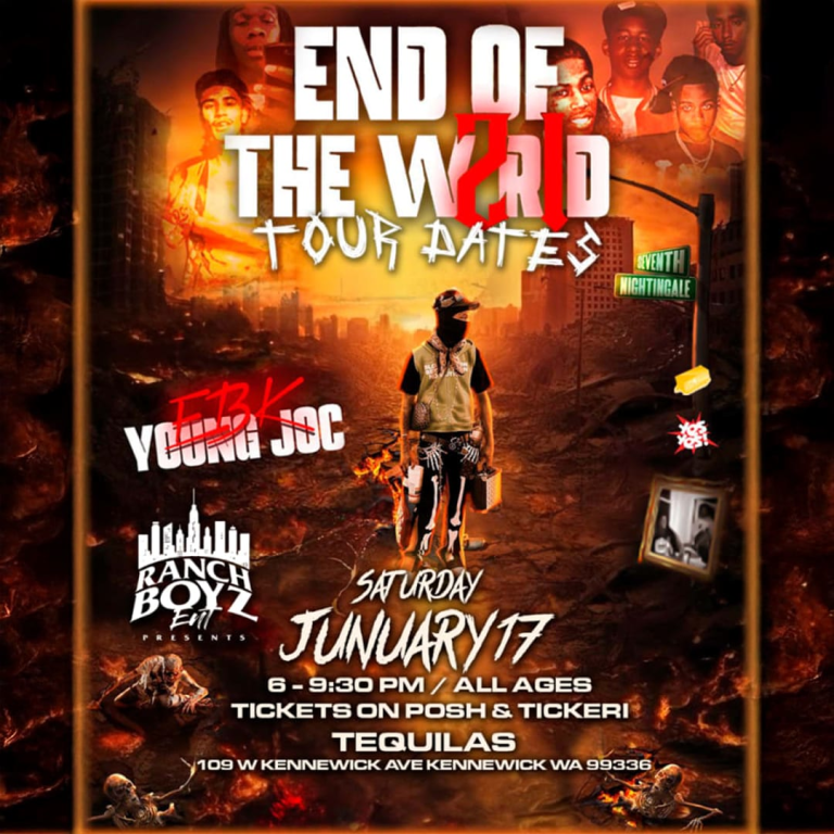 Event - EBK Young Joc End of the World Tour - Kennewick, Washington - January 17, 2026 | concert tickets
