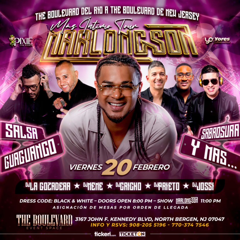 Event - DJ MARLONG SON MAS INTIMO TOUR EN NEW JERSEY - North Bergen, New Jersey - February 20, 2026 | concert tickets