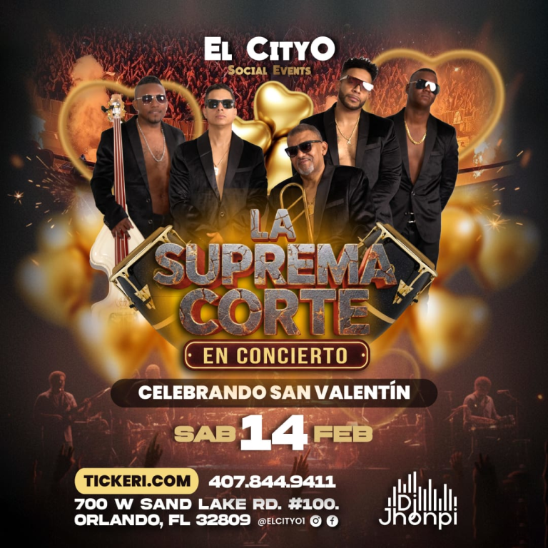 Event - LA SUPREMA CORTE EN CONCIERTO POR SAN VALENTIN - Orlando, Florida - February 14, 2026 | concert tickets