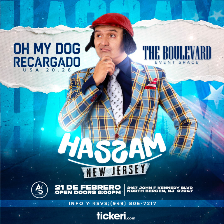 Event - HASSAM "OH MY DOG ! RECARGADO" EN NEW JERSEY ! - North Bergen, New Jersey - February 21, 2026 | concert tickets