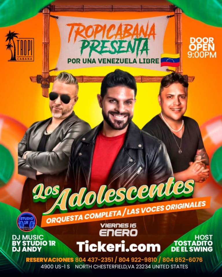 Event - LOS ADOLESCENTES - Richmond, Virginia - January 16, 2026 | concert tickets