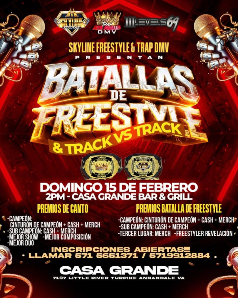 Event - Batallas de Canciones y Freestyle - Annandale, Virginia - February 15, 2026 | concert tickets