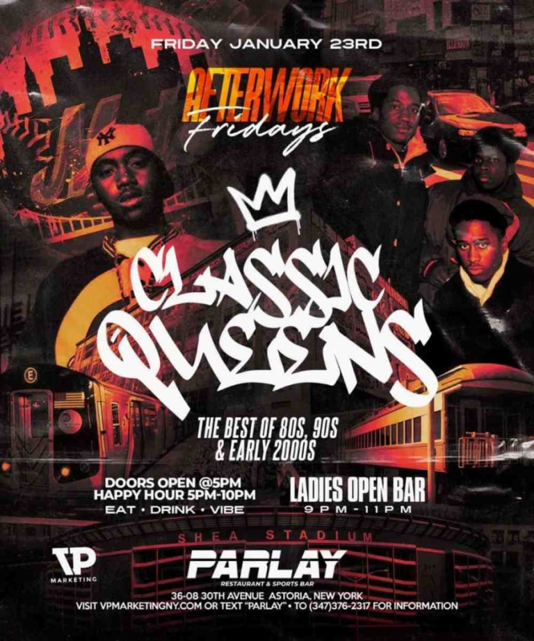 Event - Classic Queens Afterwork Fridays at Parlay Astoria | Astoria Friday Night - Astoria, New York - January 23, 2026 | concert tickets