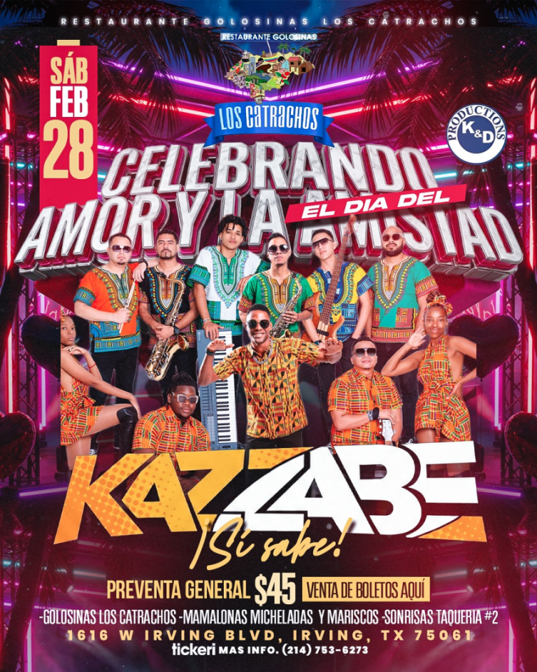 Event - Kazzabe en vivo en Irving TX - Irving, Texas - February 28, 2026 | concert tickets