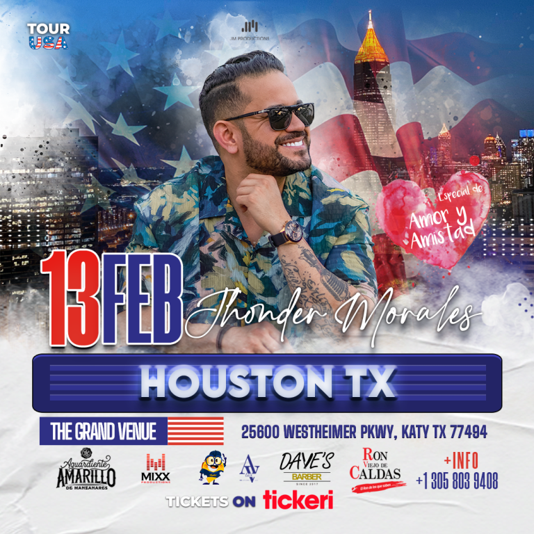 Event - Jhonder Morales En Houston - Katy, Texas - February 13, 2026 | concert tickets