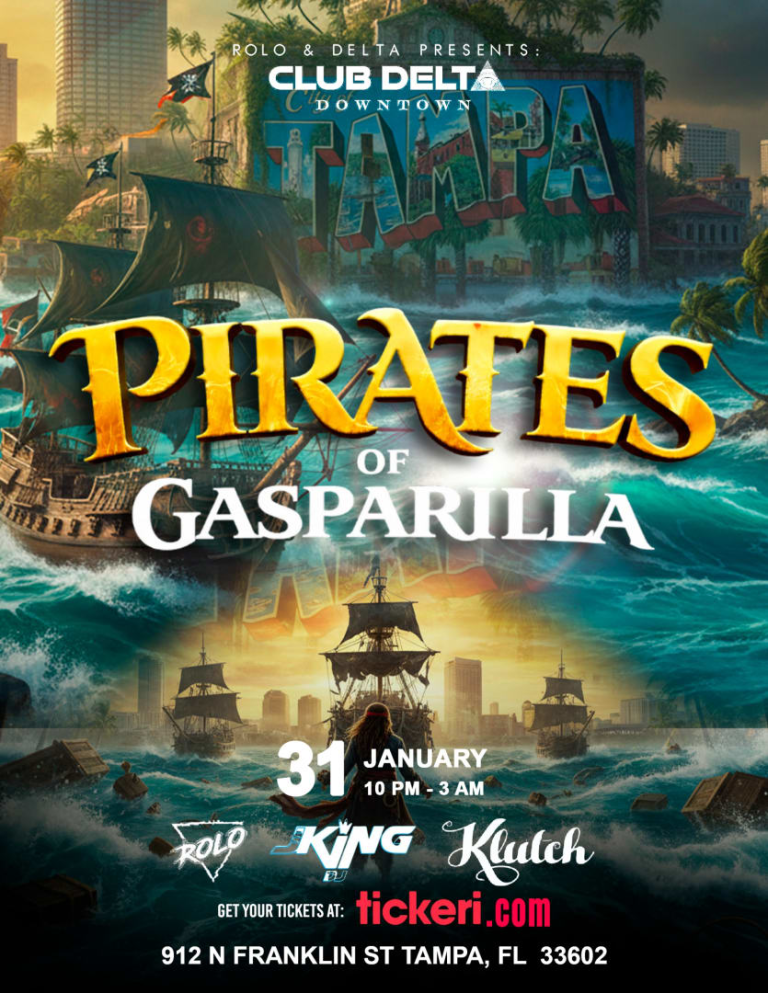 Event - OFFICIAL PIRATES OF GASPARILLA PARTY @ DELTA DOWNTOWN - Tampa, Florida - January 31, 2026 | concert tickets