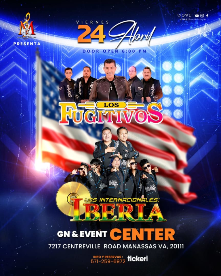 Event - Los Fugitivos & Los Internacionales iberia en vivo - Sterling, VA - vie, 24 de abril de 2026} | concert tickets