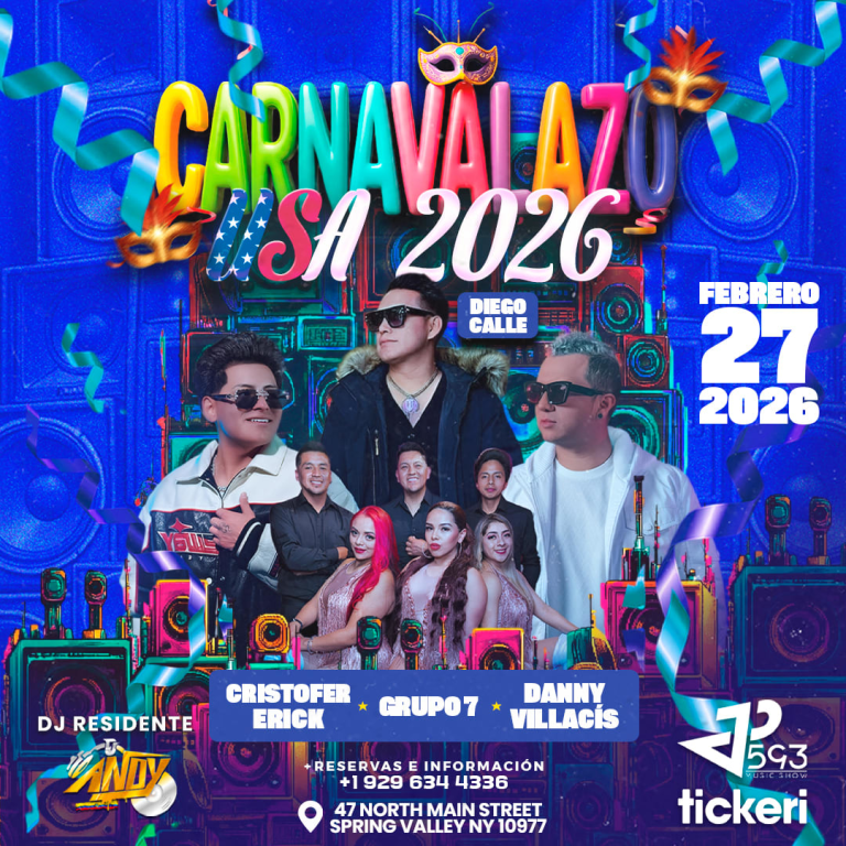 Event - CARNAVALAZO USA 2026  - Spring Valley, New York - February 27, 2026 | concert tickets