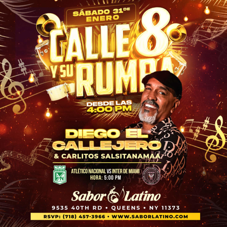 Event - CALLE 8 Y SU RUMBA | Sabor Latino - Queens, New York - January 31, 2026 | concert tickets