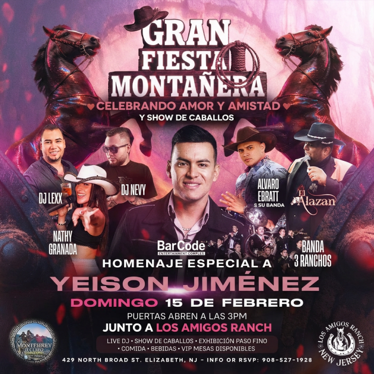 Event - Gran Fiesta Montanera en BarCode - Elizabeth, New Jersey - February 15, 2026 | concert tickets