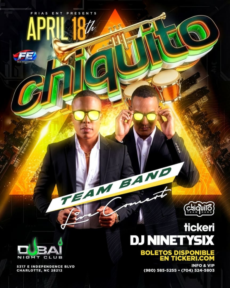 Event - Chiquito team band- Charlotte  - Charlotte, NC - sáb, 18 de abril de 2026} | concert tickets