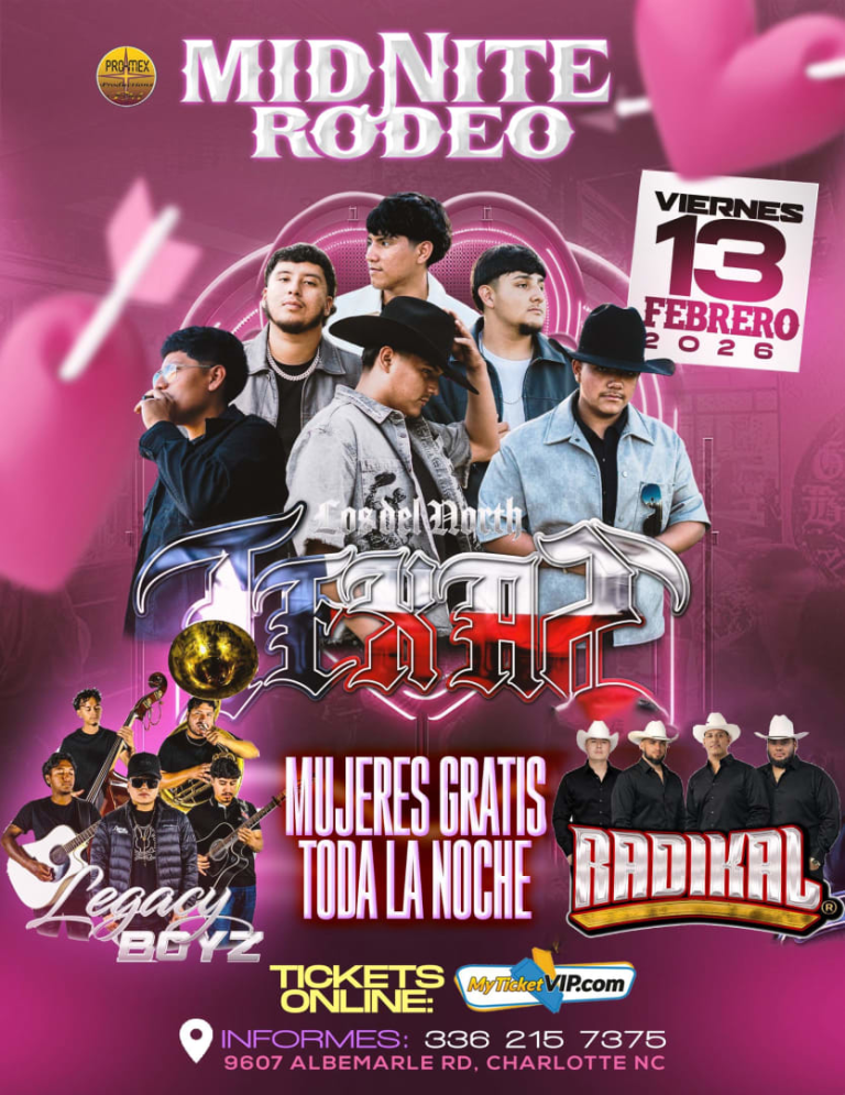 Event - LOS DEL NORTH TEXAS MIDNITE RODEO - Charlotte, North Carolina - February 13, 2026 | concert tickets