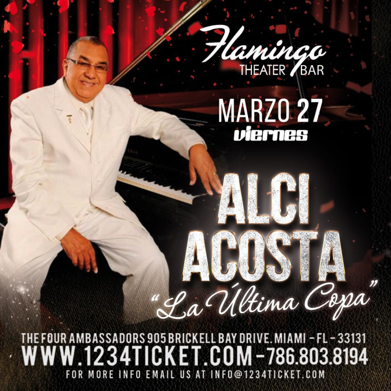 Event - Alci Acosta en concierto - Miami, Florida - March 27, 2026 | concert tickets