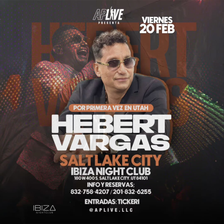 Event - HEBERT VARGAS EN SALT LAKE CITY - Salt Lake City, Utah - February 20, 2026 | concert tickets